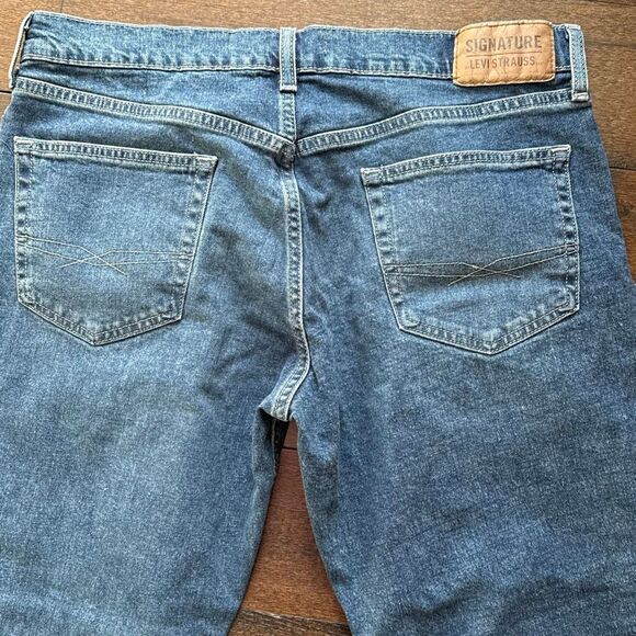 Levis signature mens jeans relaxed size 33x30 casual work pants - Picture 11 of 11